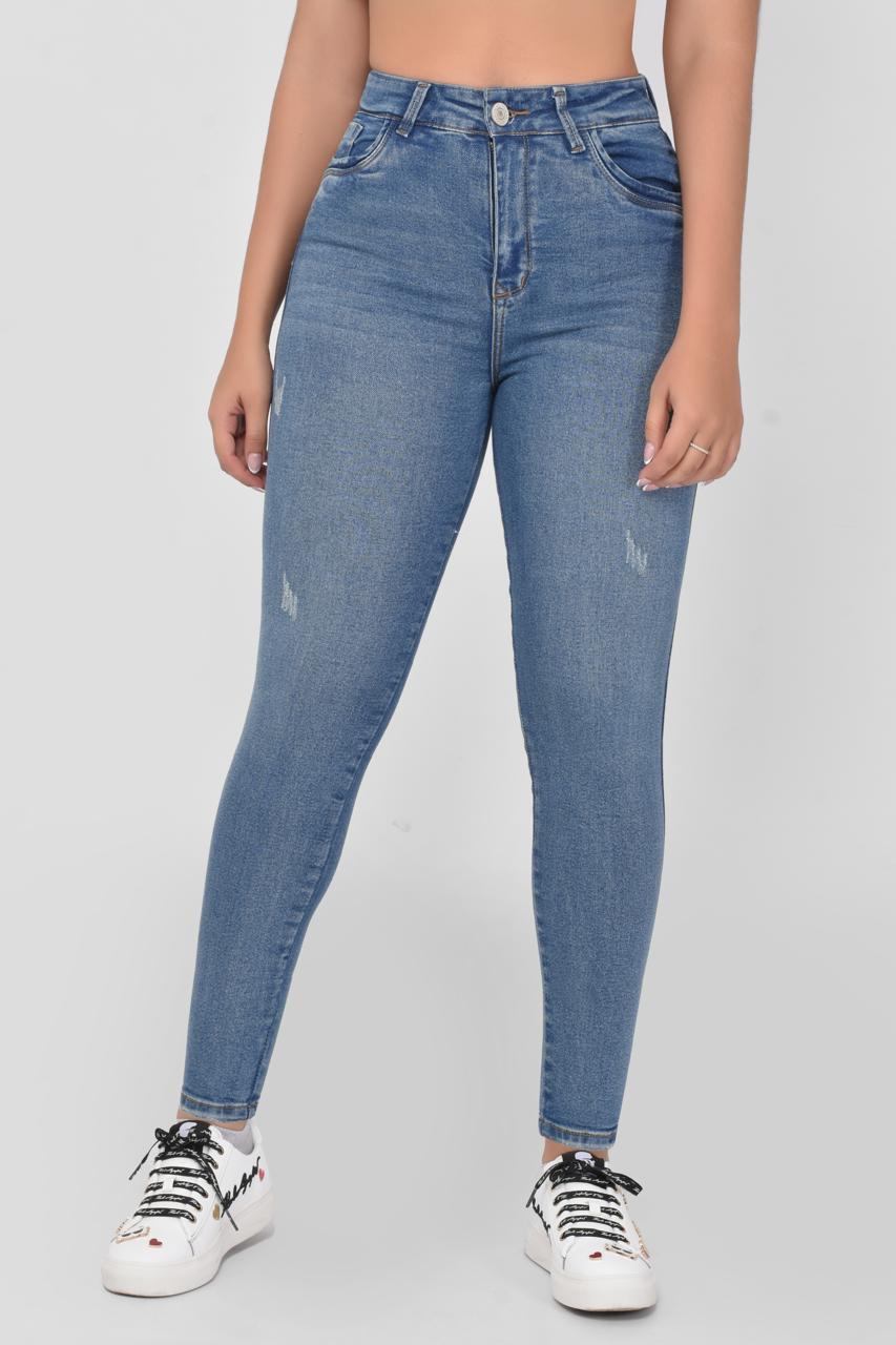 1. Jeans Skinny Tiro Alto Ref 1029