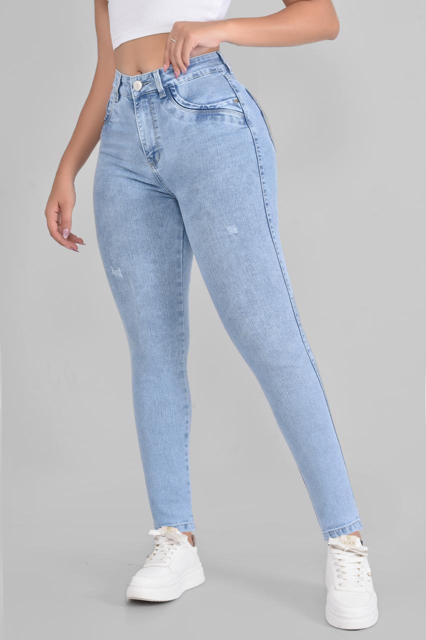 1. Jeans Skinny Tiro Alto Ref 1032