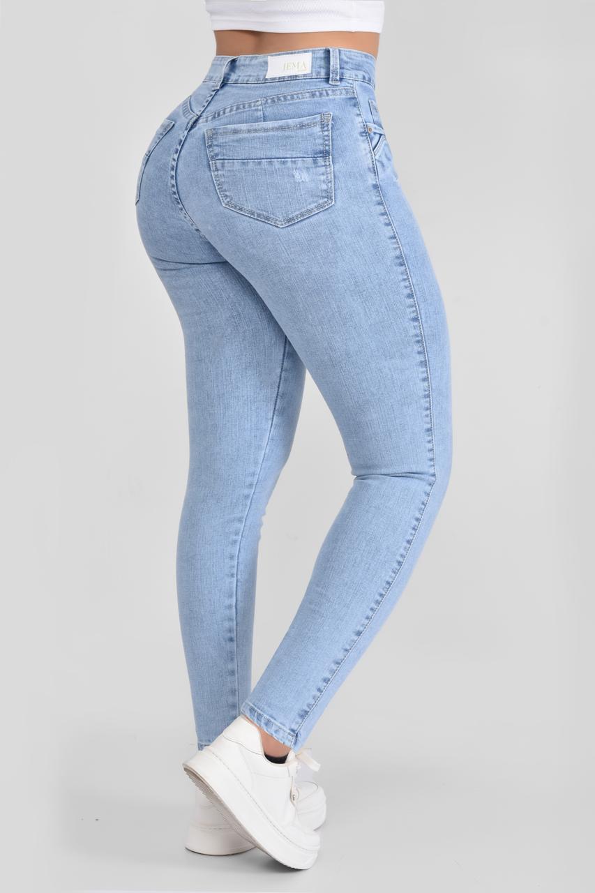 1. Jeans Skinny Tiro Alto Ref 1032
