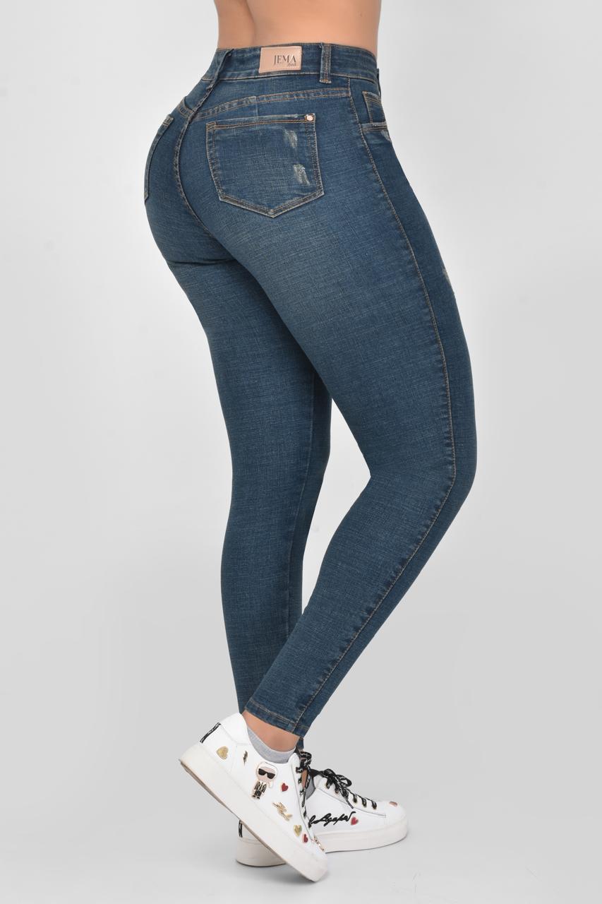 Jeans Skinny Tiro Alto Ref 1030