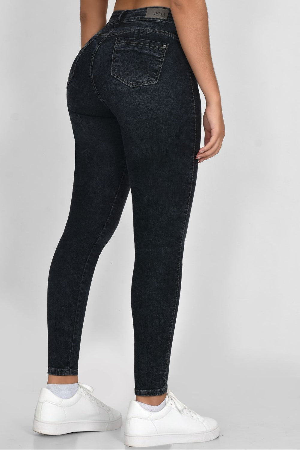 1. Jeans Skinny Tiro Alto Ref 1041