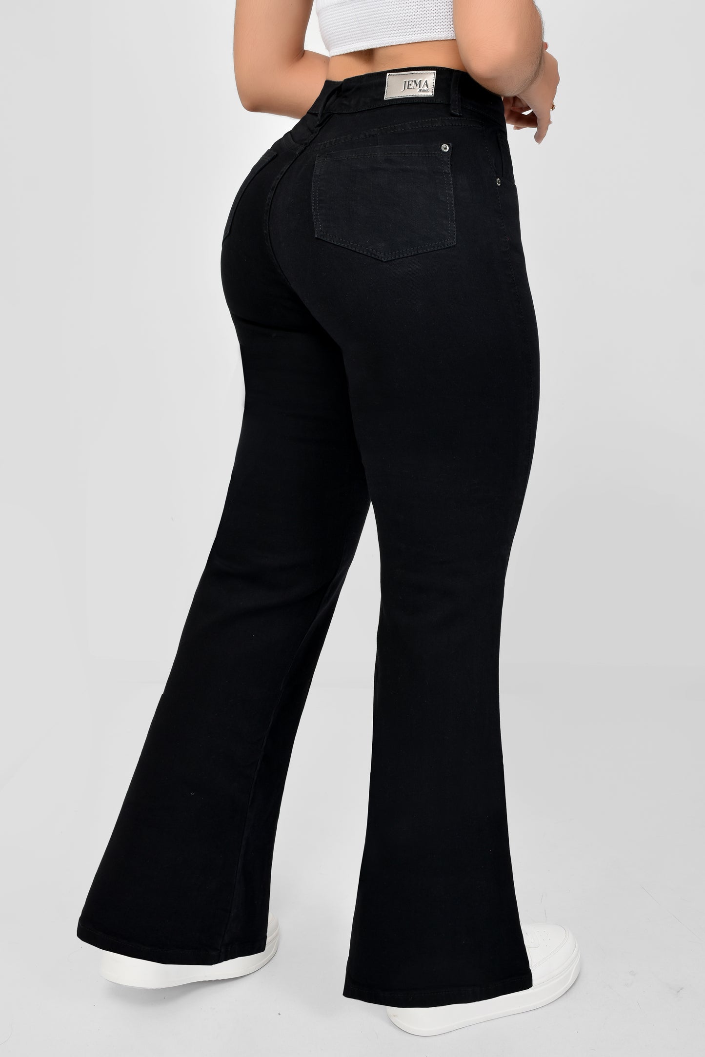 Jeans Flare  Tiro Alto Ref 5008