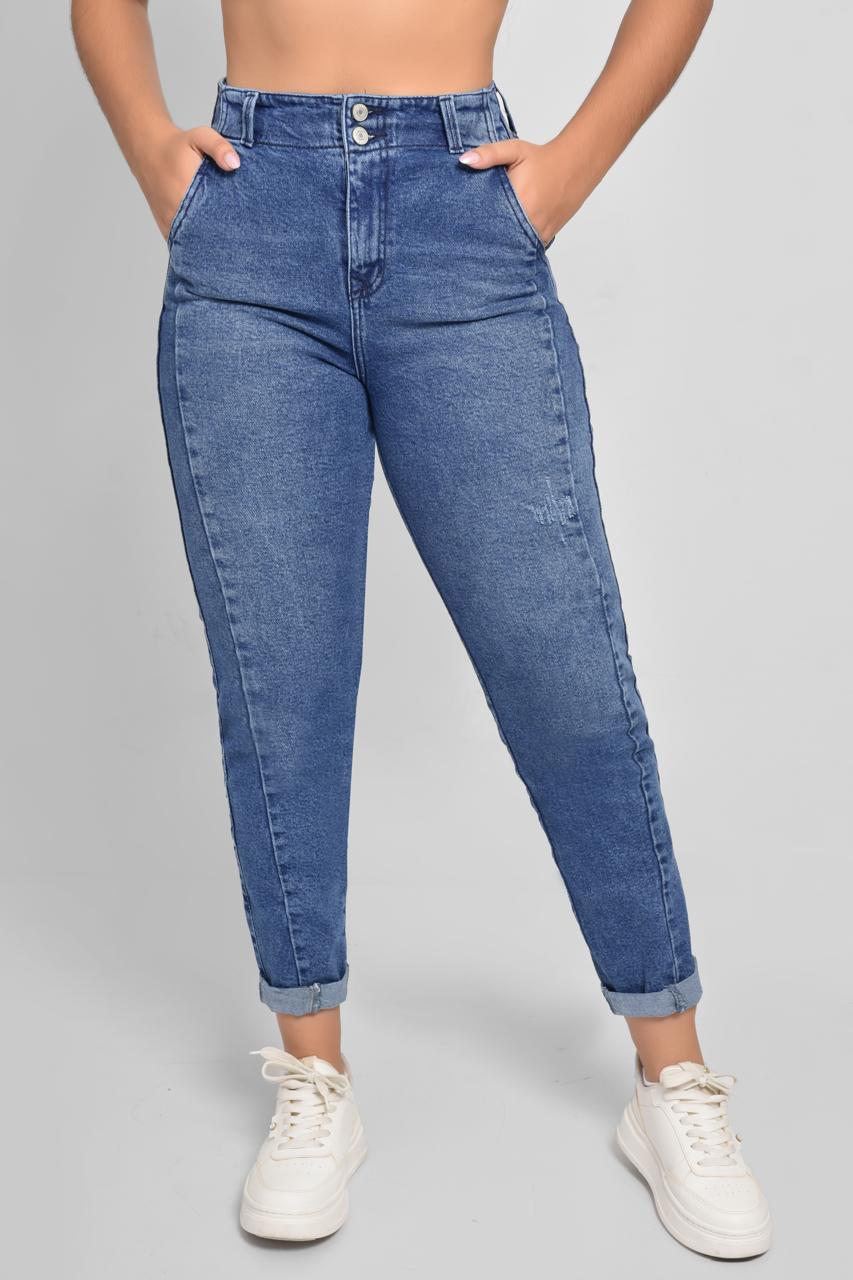 5. Jeans Mom Tiro Alto Ref 5012