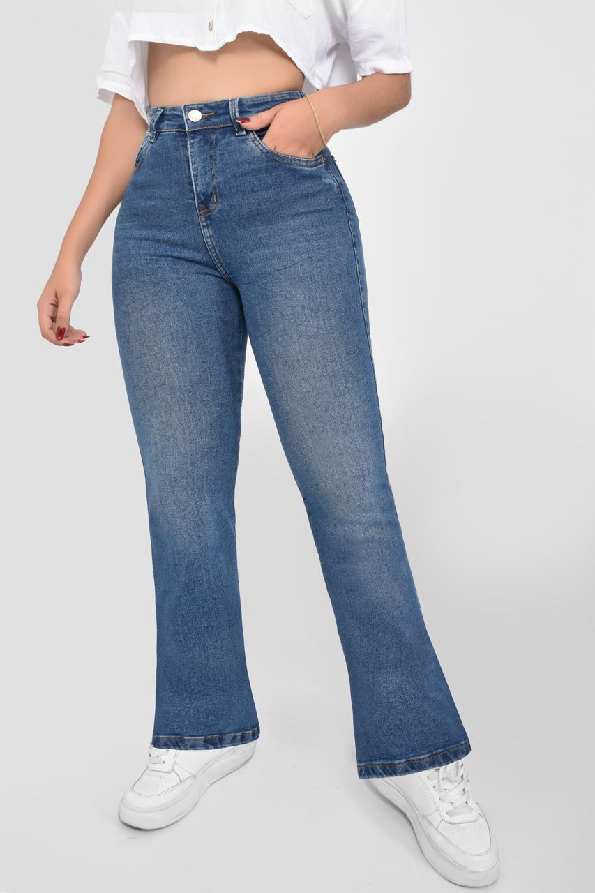 5.Jeans Bota Campana  Tiro Alto Ref 5010