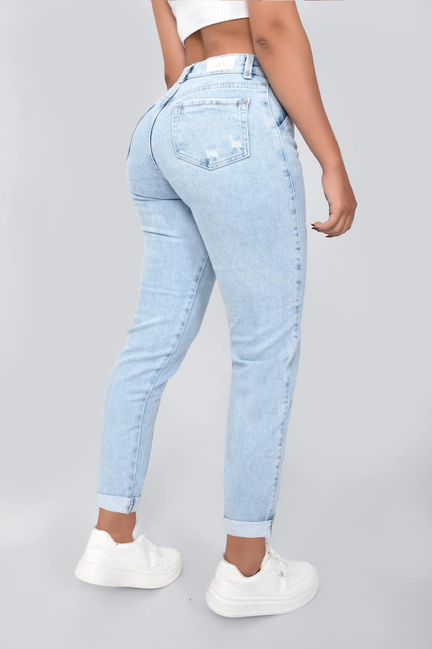 5. Jeans Mom Tiro Alto Ref 5004