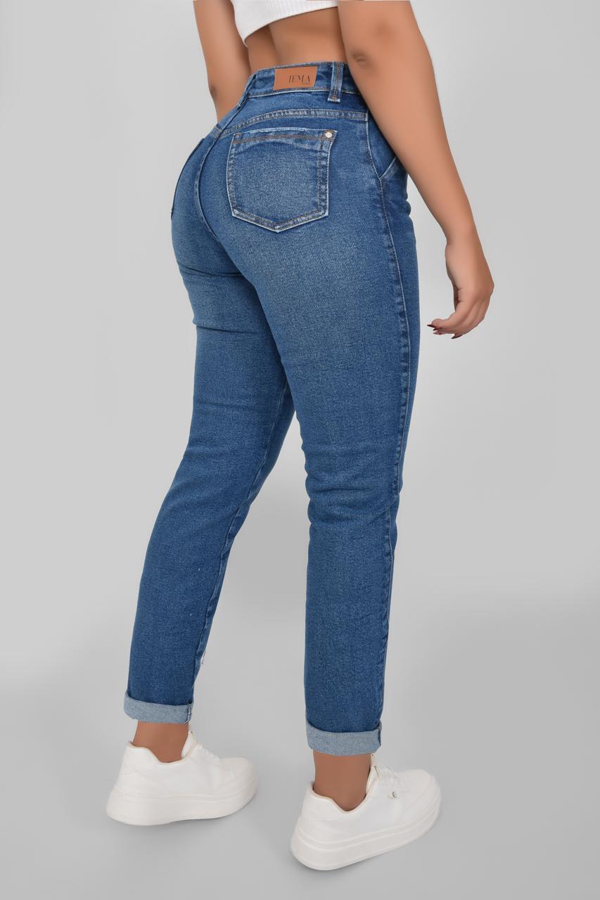 Jeans Mom Tiro Alto Ref 5002